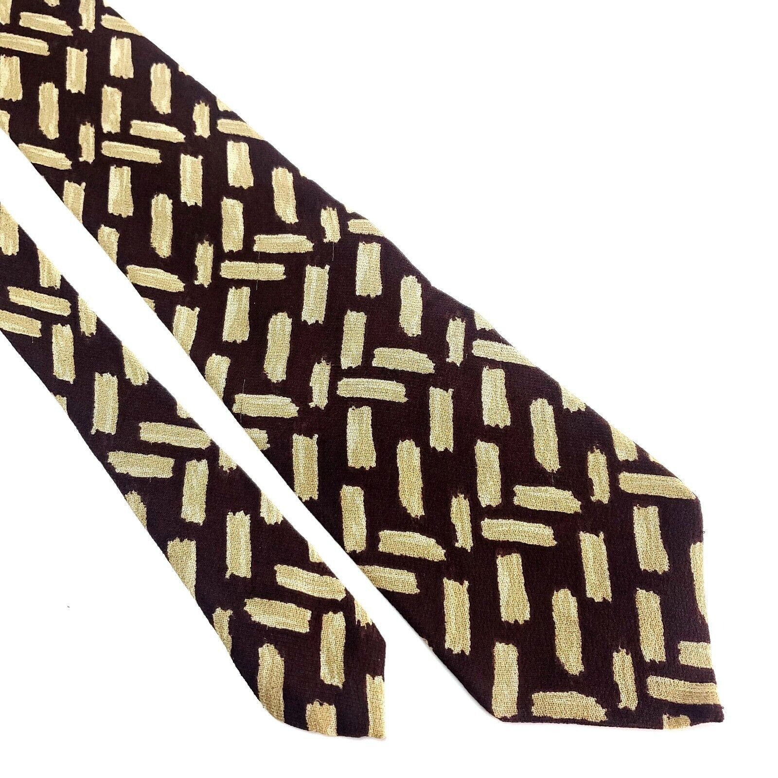 Polo Ralph Lauren Polo Ralph Lauren Neiman Marcus Textured Silk Tie Brown Shor Size ONE SIZE - 1 Thumbnail