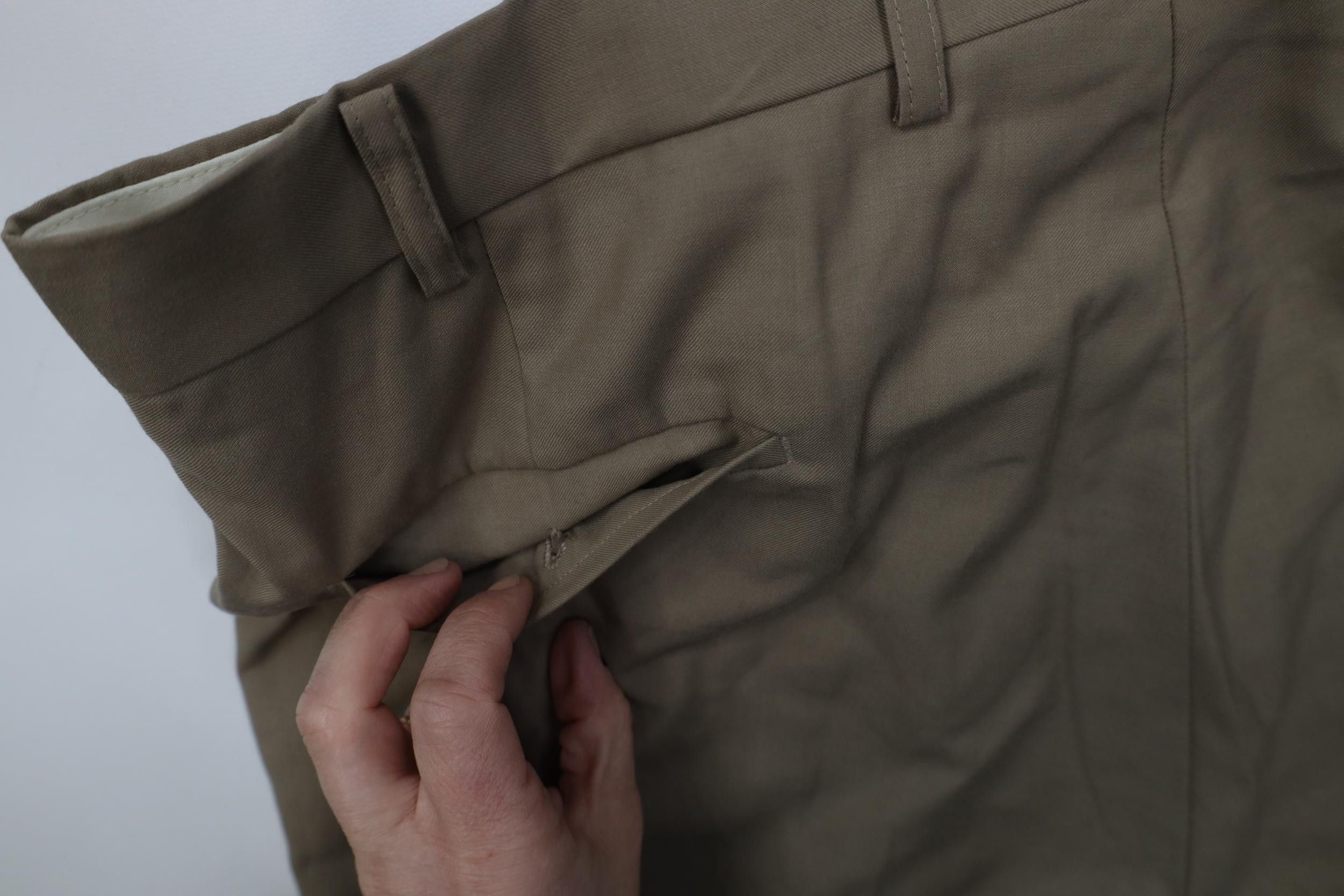Polo Ralph Lauren Vintage 90s Ralph Lauren Distressed Wide Leg Chino Pants Size US 36 / EU 52 - 17 Thumbnail