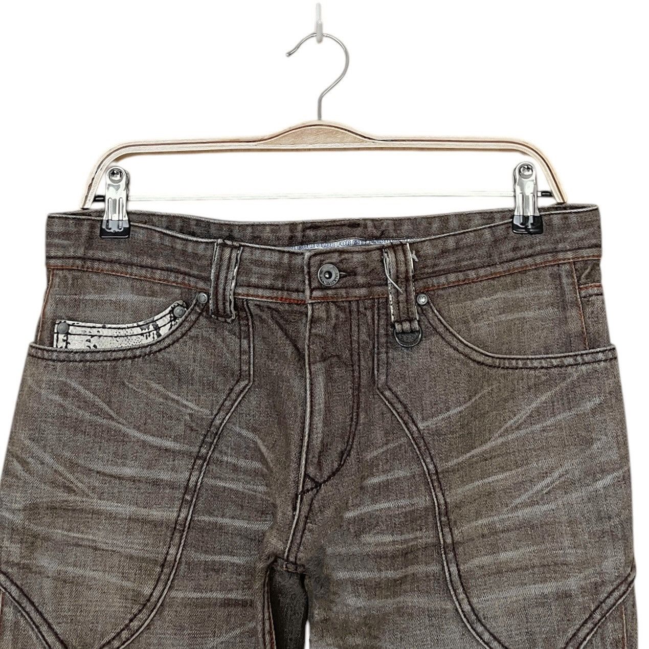 If Six Was Nine × Le Grande Bleu (L.G.B.) × Nicole Club Vintage Brand Nicole Club Jeans 1990s Size US 33 - 3 Thumbnail