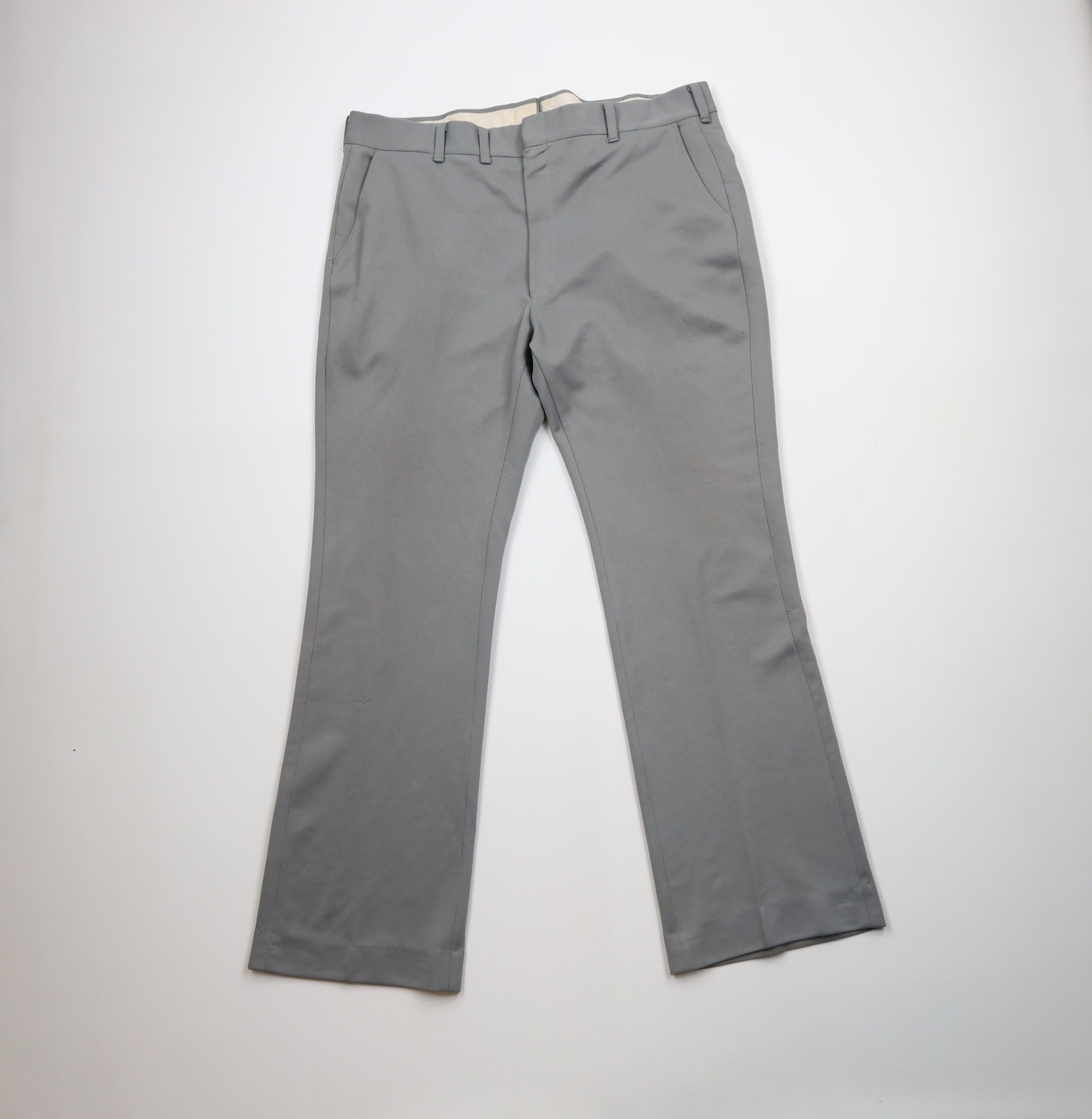 Vintage Vintage 70s Streetwear Knit Wide Leg Bell Bottoms Pants USA Size US 40 / EU 56 - 1 Thumbnail