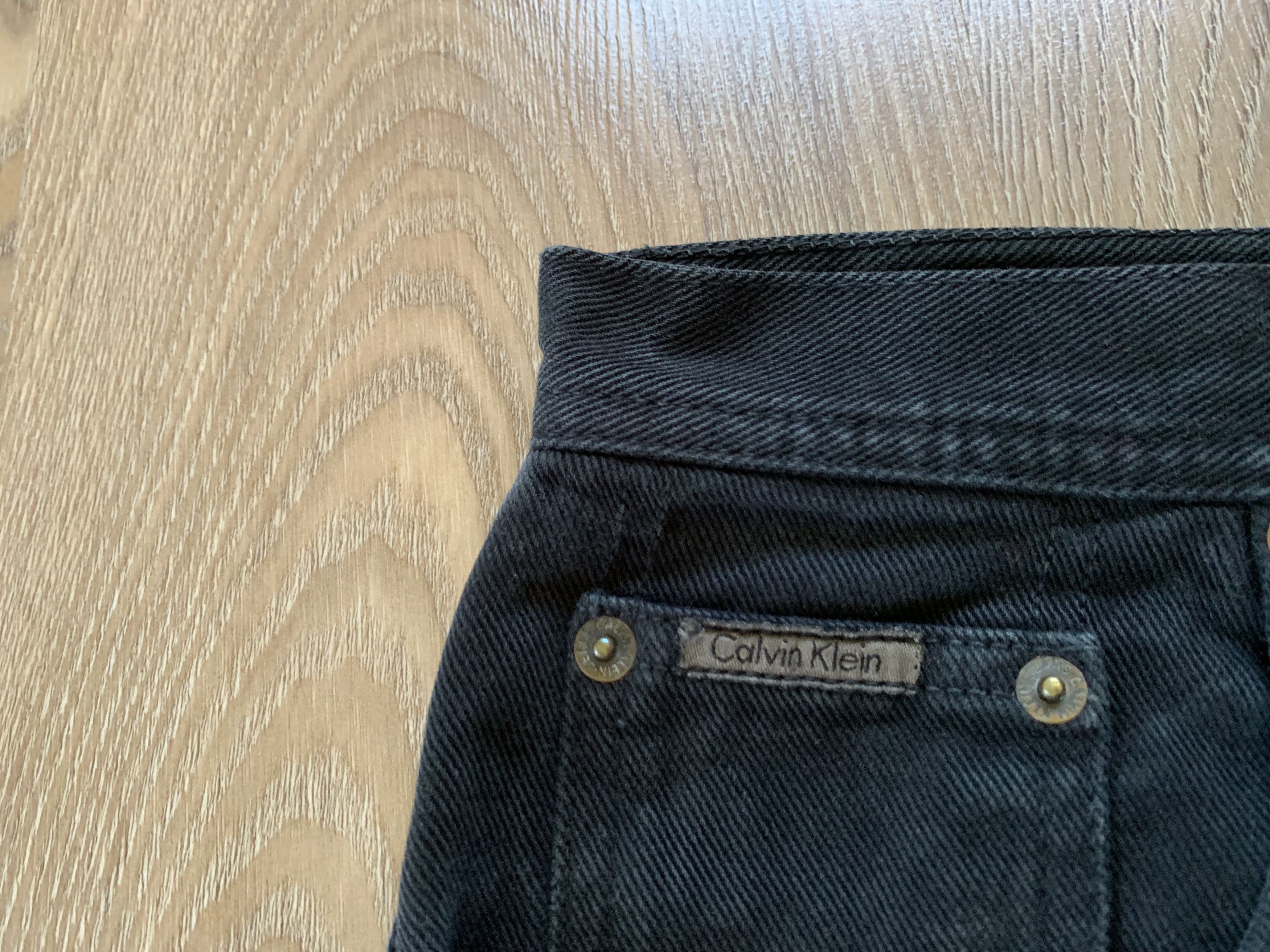 Calvin Klein × Denime Vintage Calvin Klein Black Denim Jeans Size US 32 / EU 48 - 7 Thumbnail