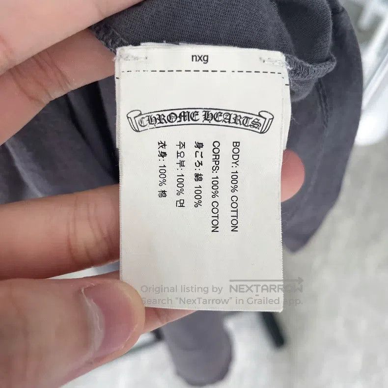 Chrome Hearts CHROME HEARTS Size L Grey horseshoe T-bar short sleeve Size US L / EU 52-54 / 3 - 7 Thumbnail