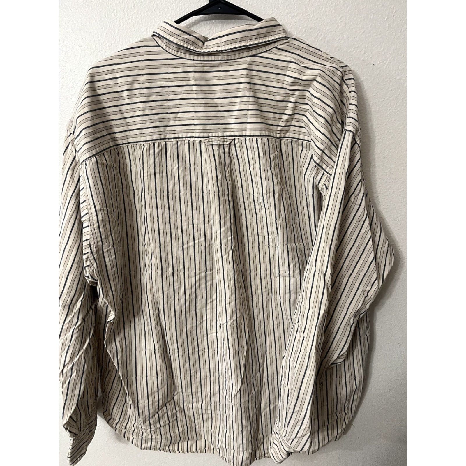 Dockers DOCKERS Shirt Short Sleeve Button-Up Multicolor Striped Cotton XL Pocket Mens Size US XL / EU 56 / 4 - 3 Thumbnail