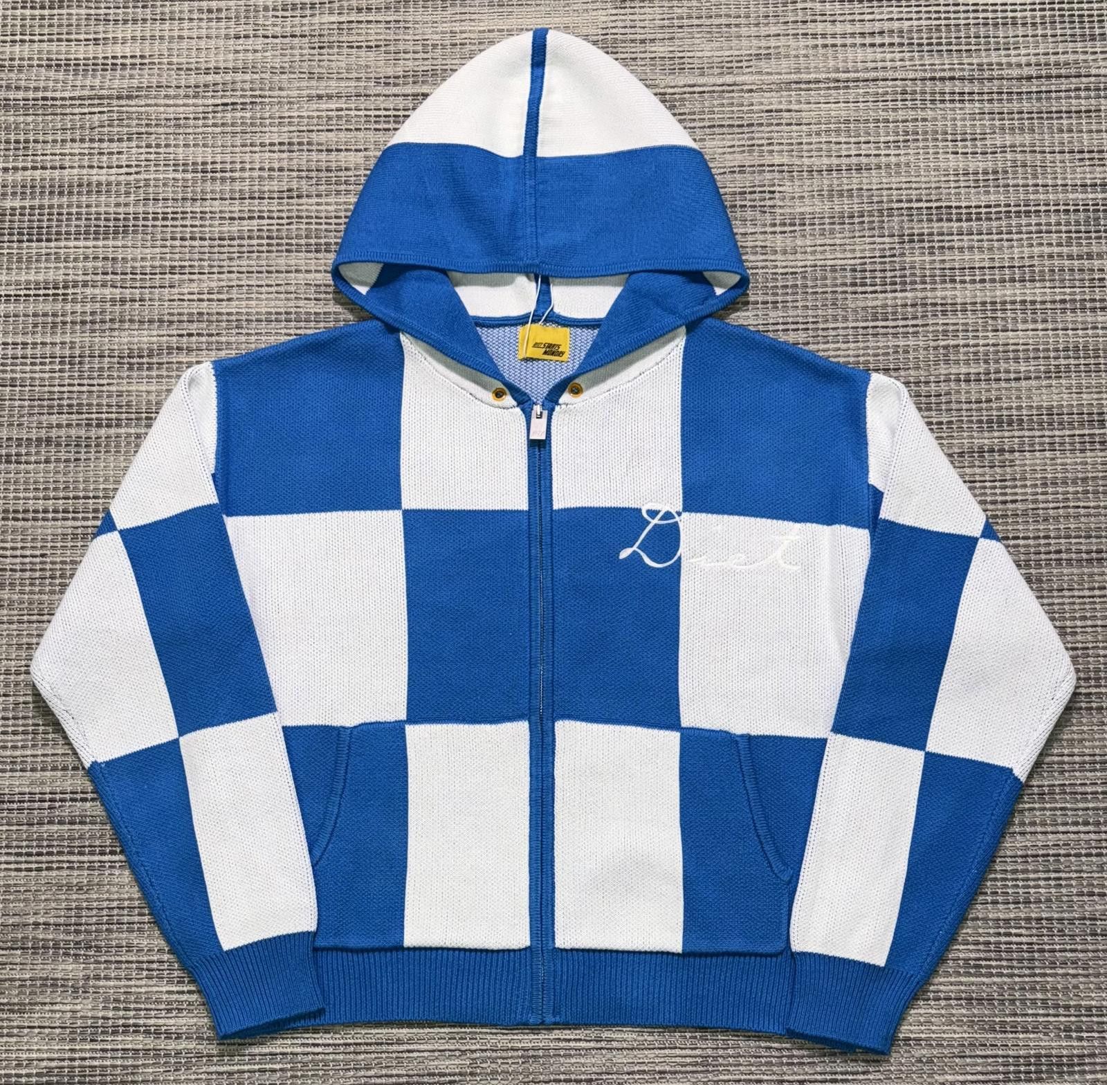 Other Diet Starts Monday Blue Checkered Zip Size US XL / EU 56 / 4 - 1 Thumbnail
