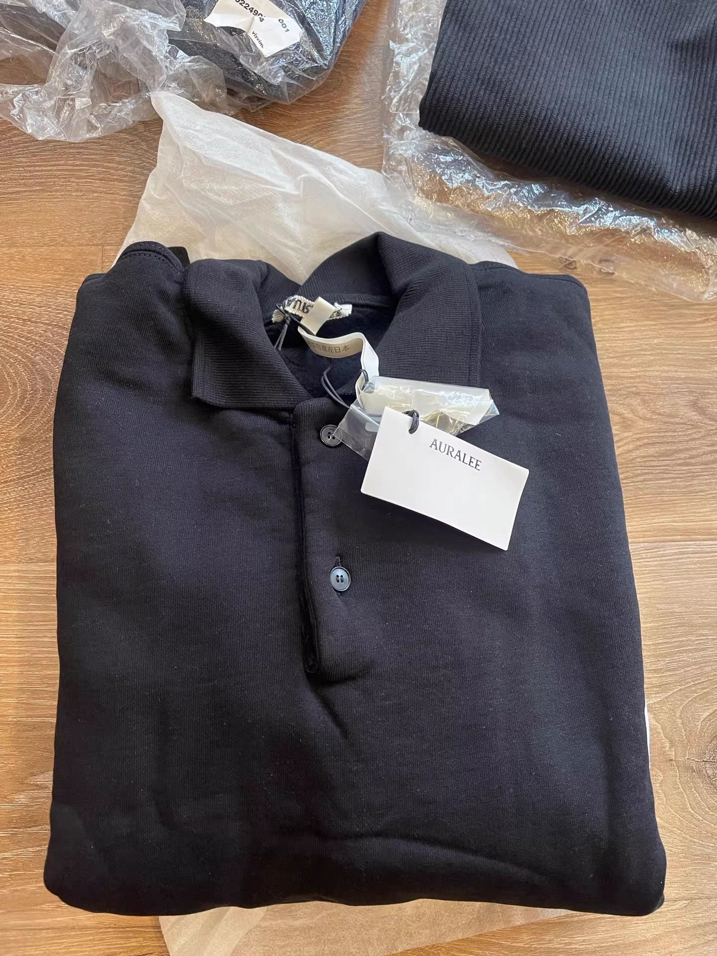 Auralee AURALEE Smooth Soft Sweat Polo Size US XL / EU 56 / 4 - 6 Thumbnail
