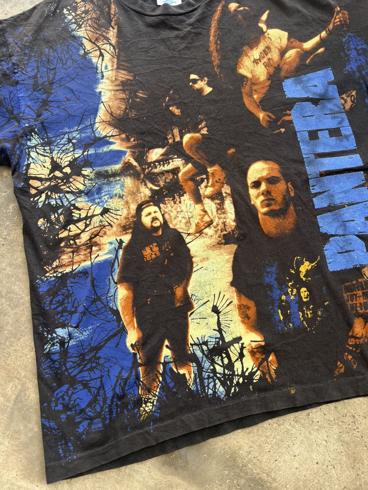 Band Tees Vintage 1993 Pantera All Over Print AOP Winterland Tee Size US XL / EU 56 / 4 - 5 Thumbnail