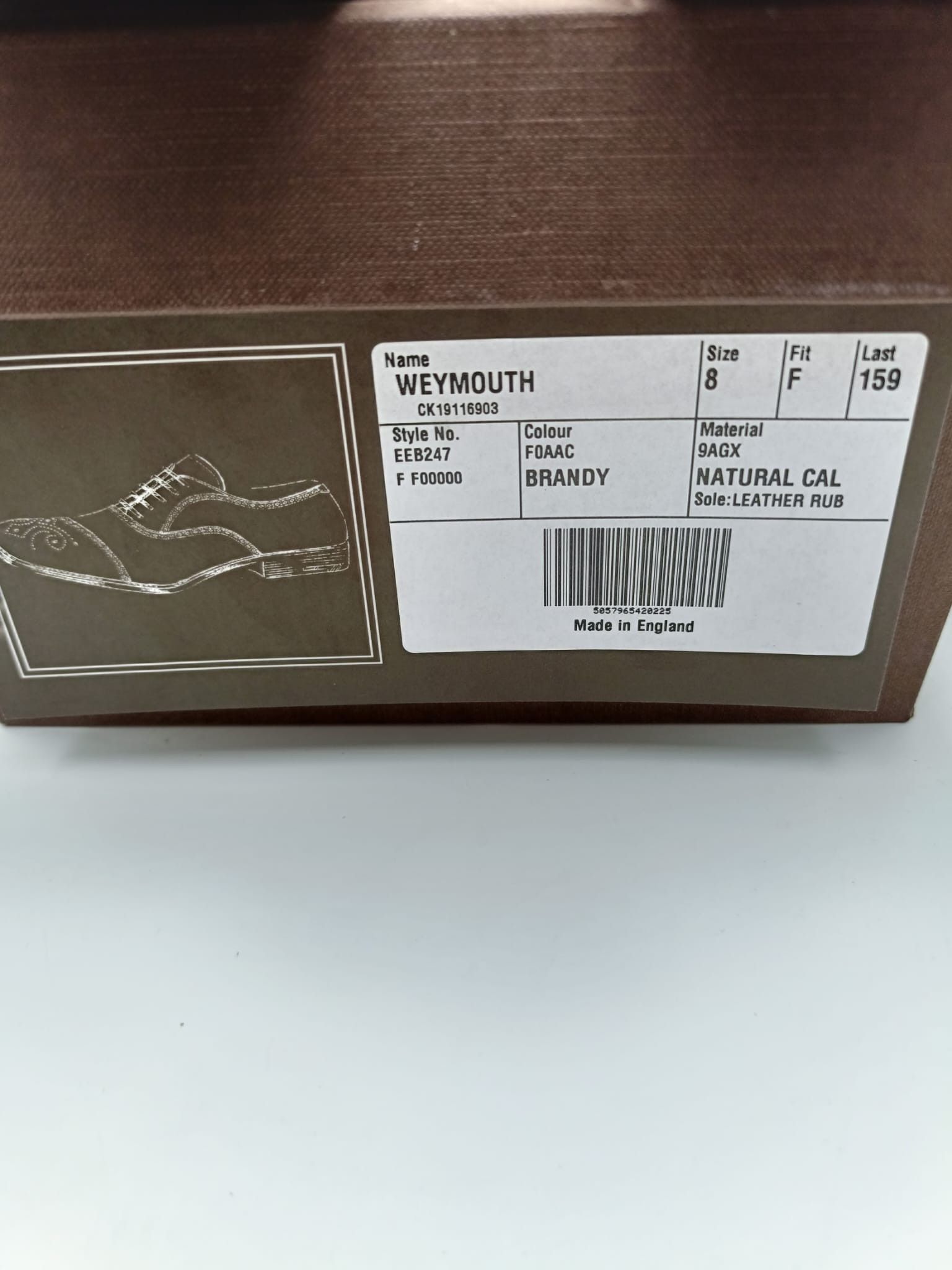 Church's Church’s Wheymouth Oxford color Brandy Size US 9 / EU 42 - 4 Thumbnail