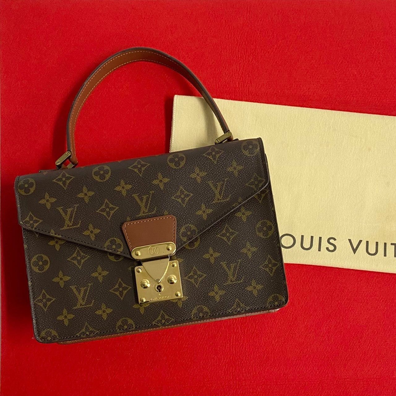 Louis Vuitton Louis Vuitton Handbag Brown Leather Size ONE SIZE - 1 Thumbnail