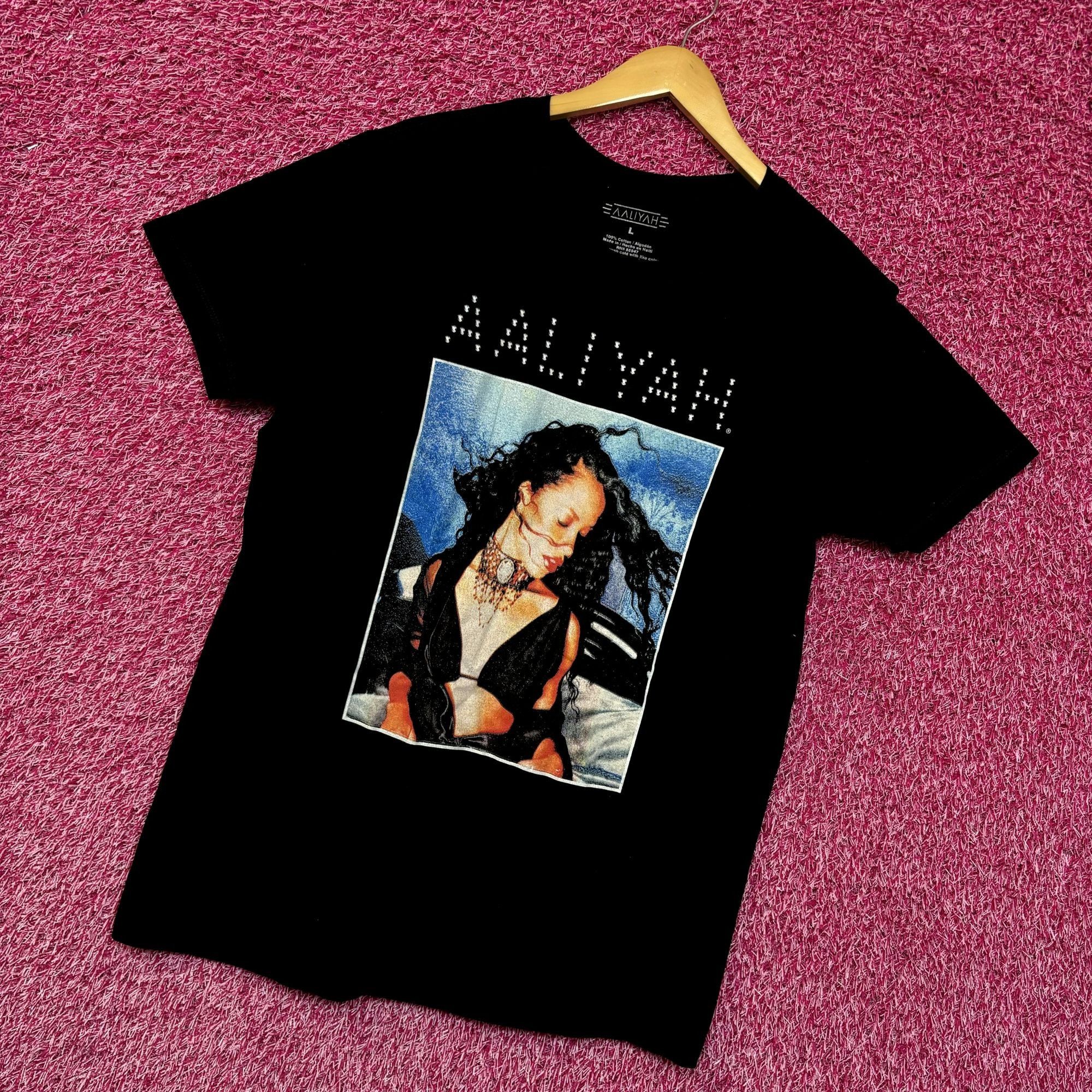 Band Tees Aaliyah Age Aint Nothing but a Number New Jack Swing Tee L Size US L / EU 52-54 / 3 - 3 Thumbnail