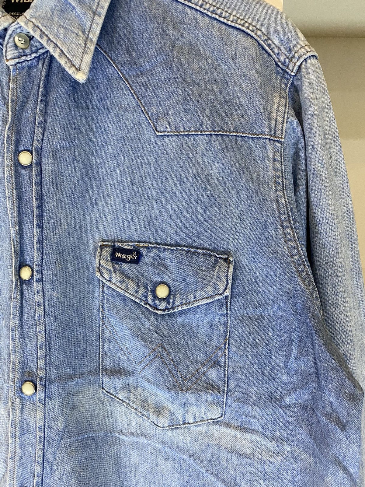 Vintage × Wrangler Vintage Wrangler Wrangler Denim Jacket Size US XL / EU 56 / 4 - 6 Thumbnail