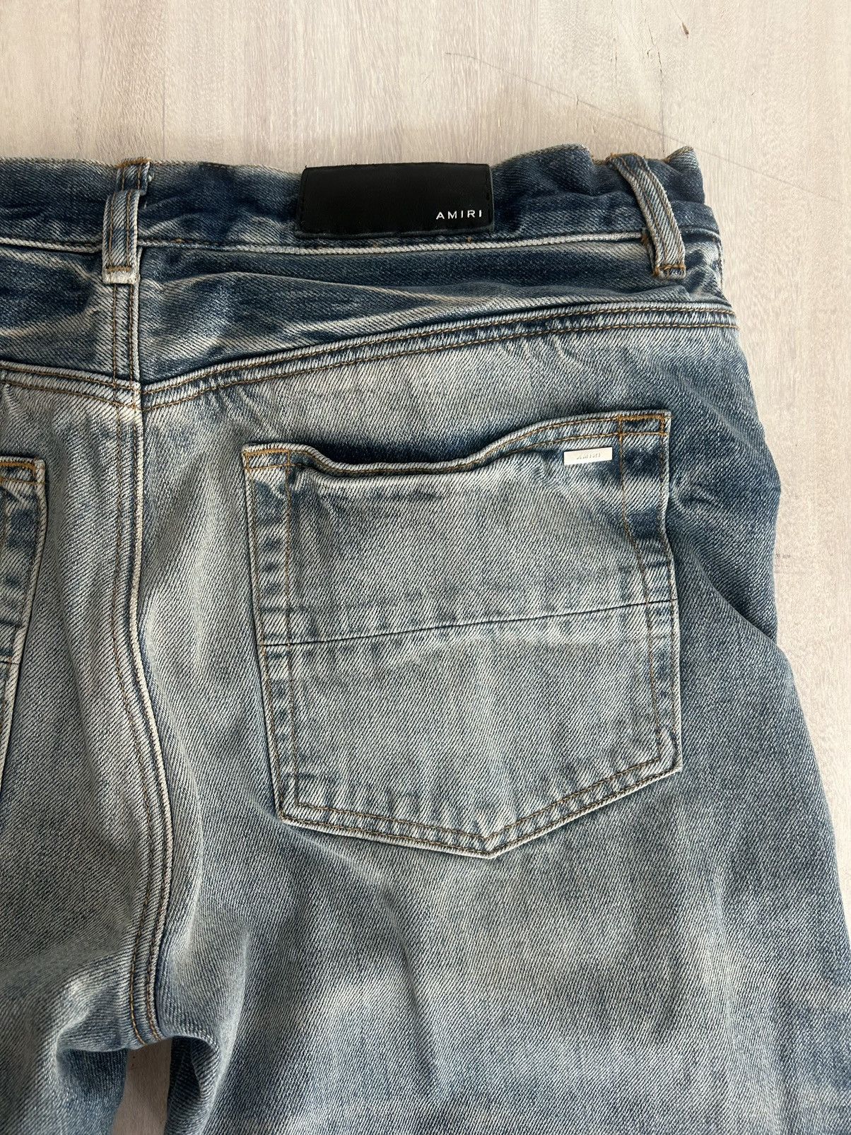 Amiri Amiri Straight Leg Faded Size 33 Size US 33 - 7 Thumbnail
