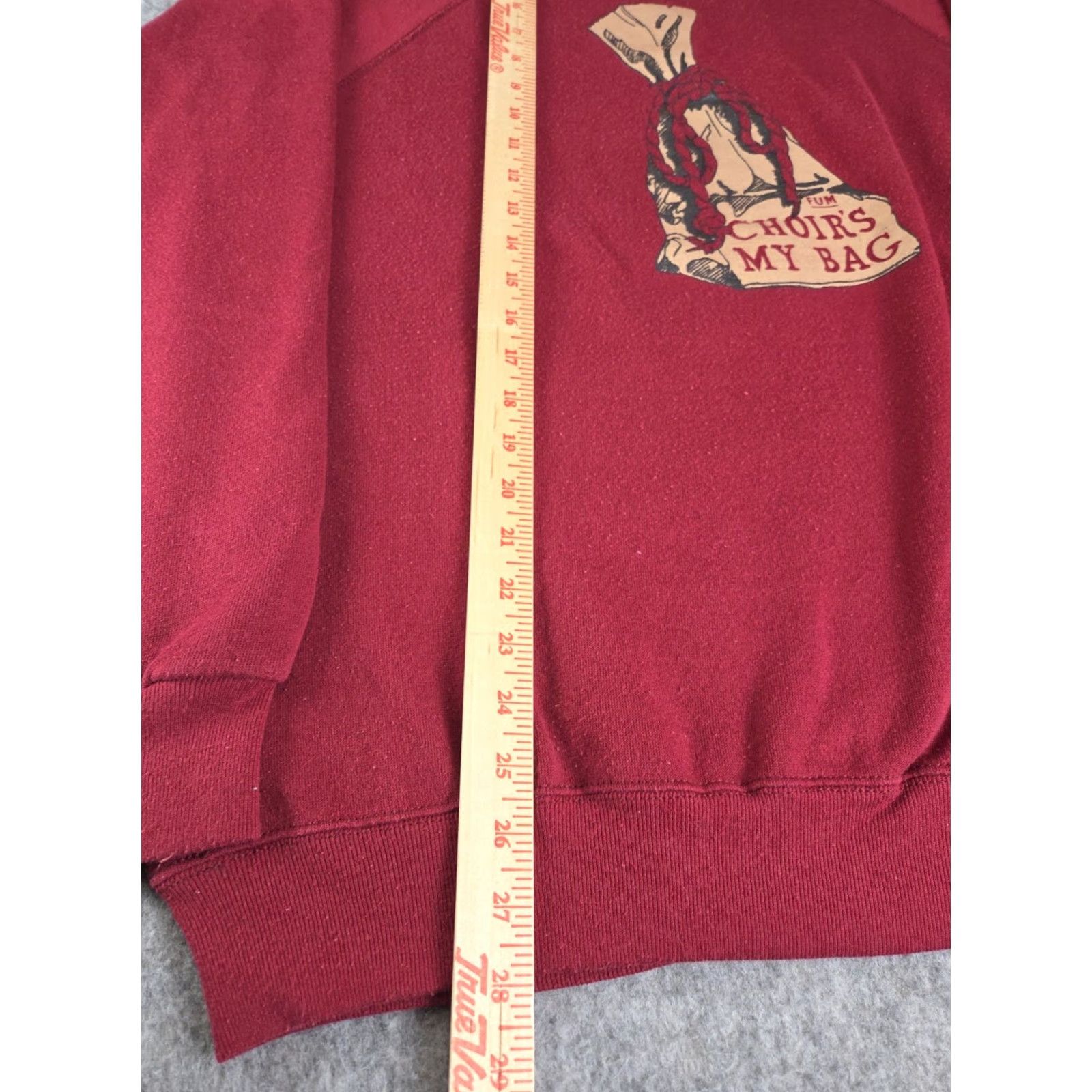 Vintage VINTAGE H Wolf & Sons Sweatshirt Crewneck Red XL Mens Unisex Adults 90s Christmas City Graphic Print Logo Pullover Knit USA Size US XL / EU 56 / 4 - 5 Thumbnail