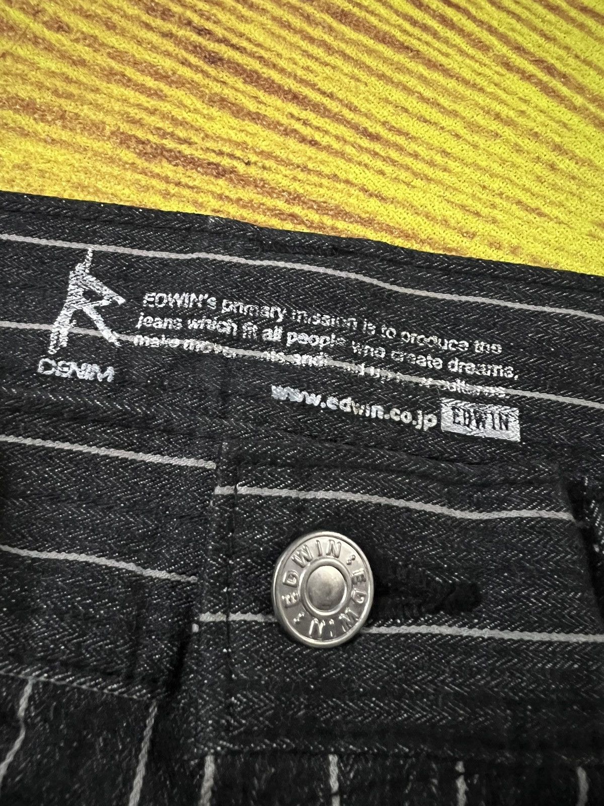 Edwin × Japanese Brand EDWIN STRIPE JEANS Size US 33 - 5 Thumbnail