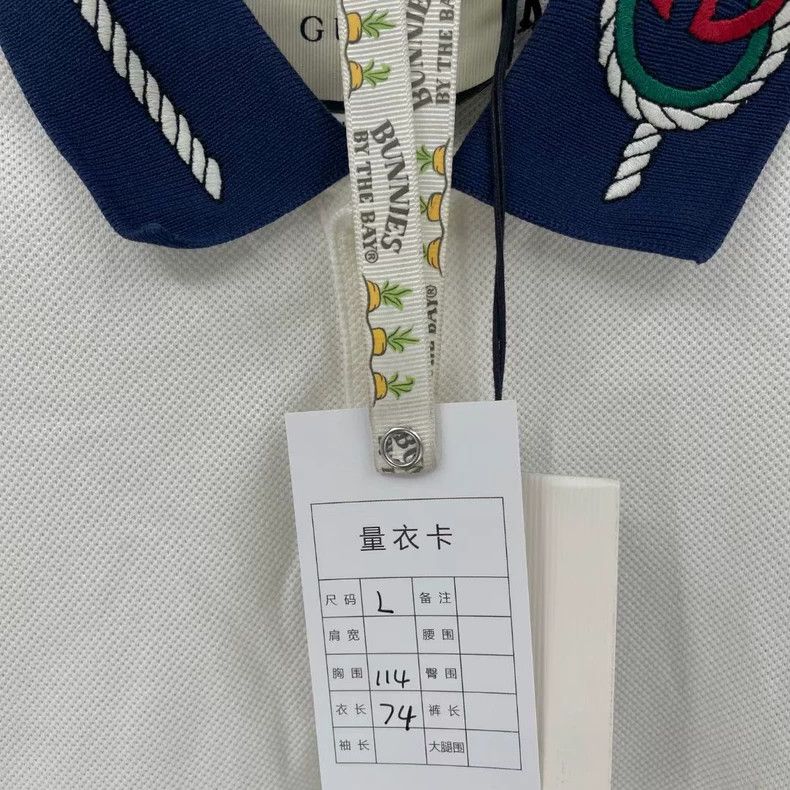 Gucci Gucci Interlocking Logo collar logo short-sleeved polo shir Size US L / EU 52-54 / 3 - 7 Thumbnail