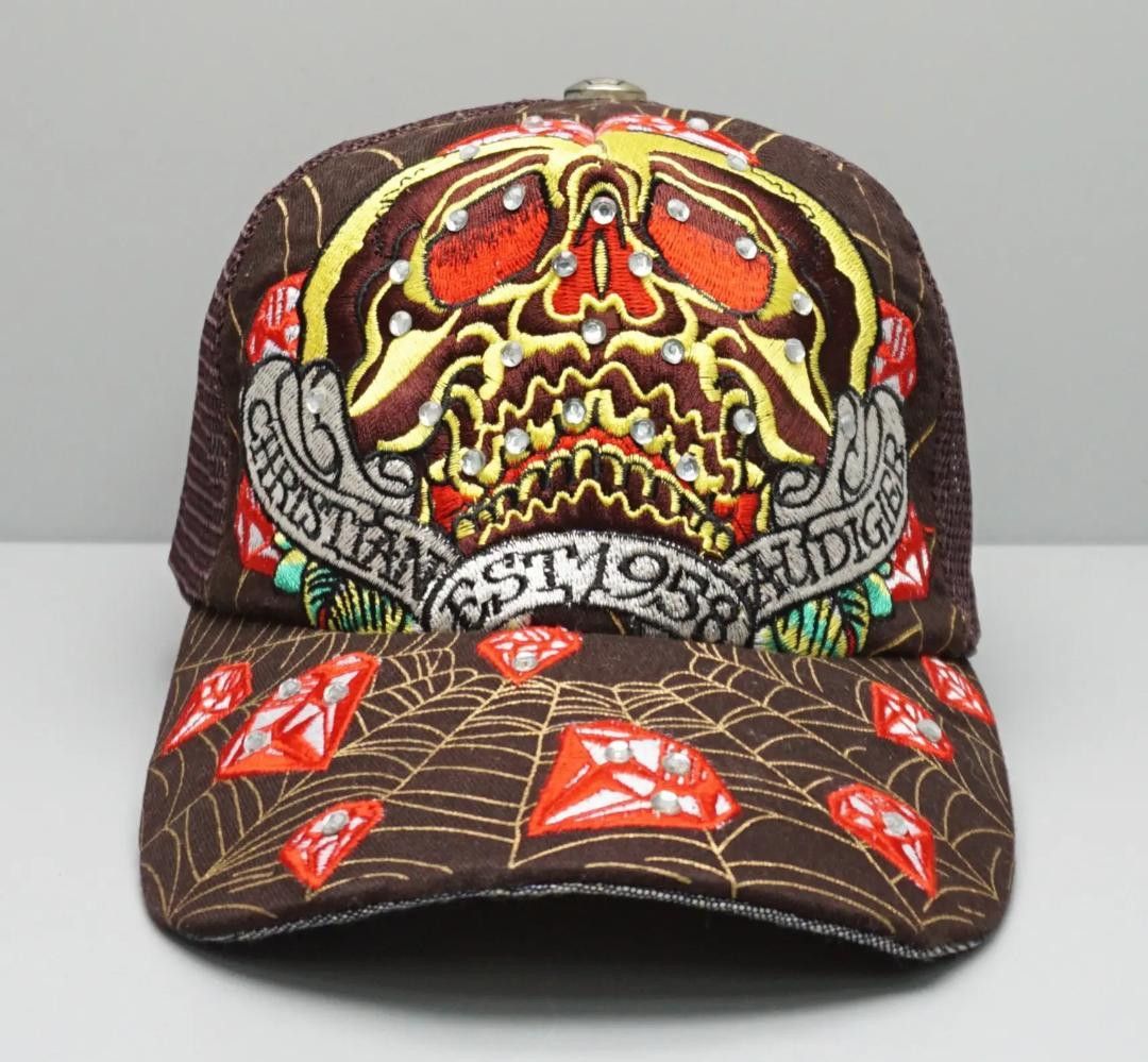 Anime 00's Christian Audigier キャップ Ed Hardy Size US XXS / EU 40 - 1 Thumbnail