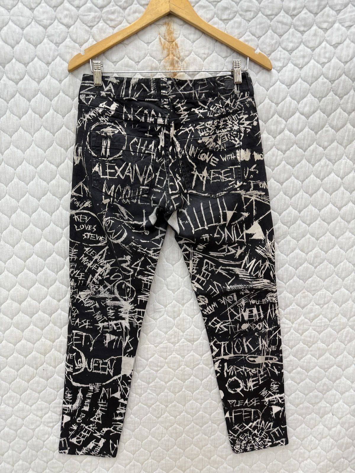 Alexander McQueen 🔥🔥🔥ARCHIVE ALEXANDER MCQUEEN PUNK PANTS Size US 29 - 6 Thumbnail