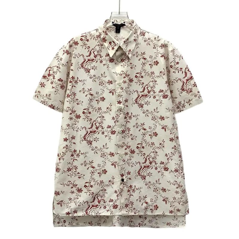 Louis Vuitton Louis Vuitton Beige Floral Cotton Shirt for Women 0089 Size ONE SIZE - 1 Thumbnail