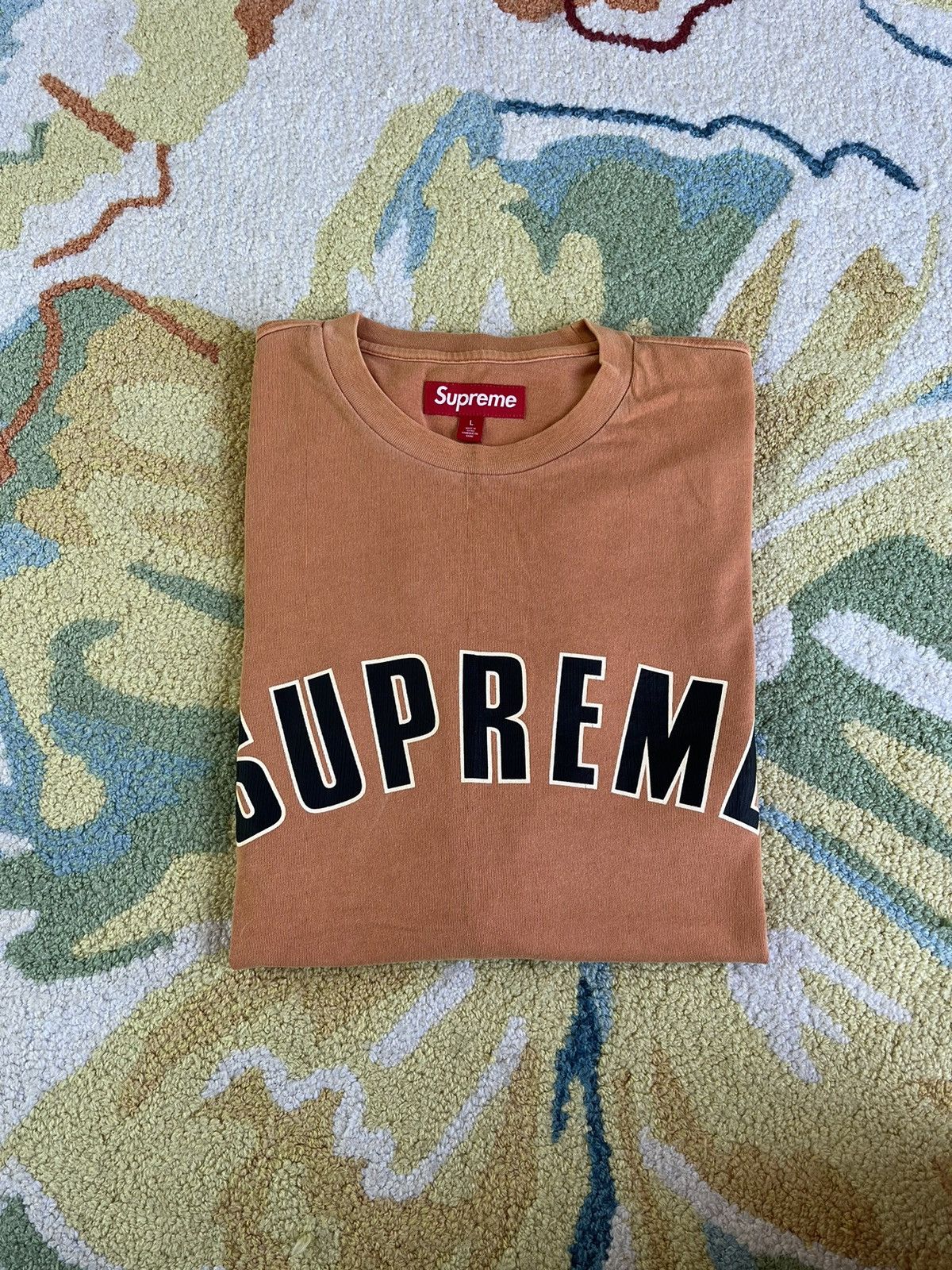 Supreme Supreme Cracked Arc S/S Top SS24 Orange | Grailed