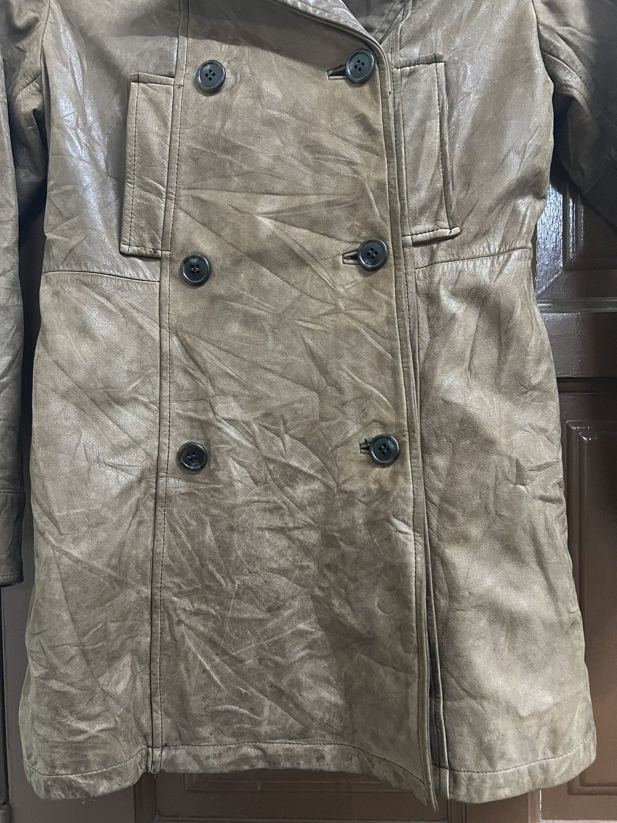 Designer MON AMI PIERLOT DESIGN CLAUSIE PIERLOT JACKET LEATHER.(GJ31) Size US S / EU 44-46 / 1 - 14 Thumbnail