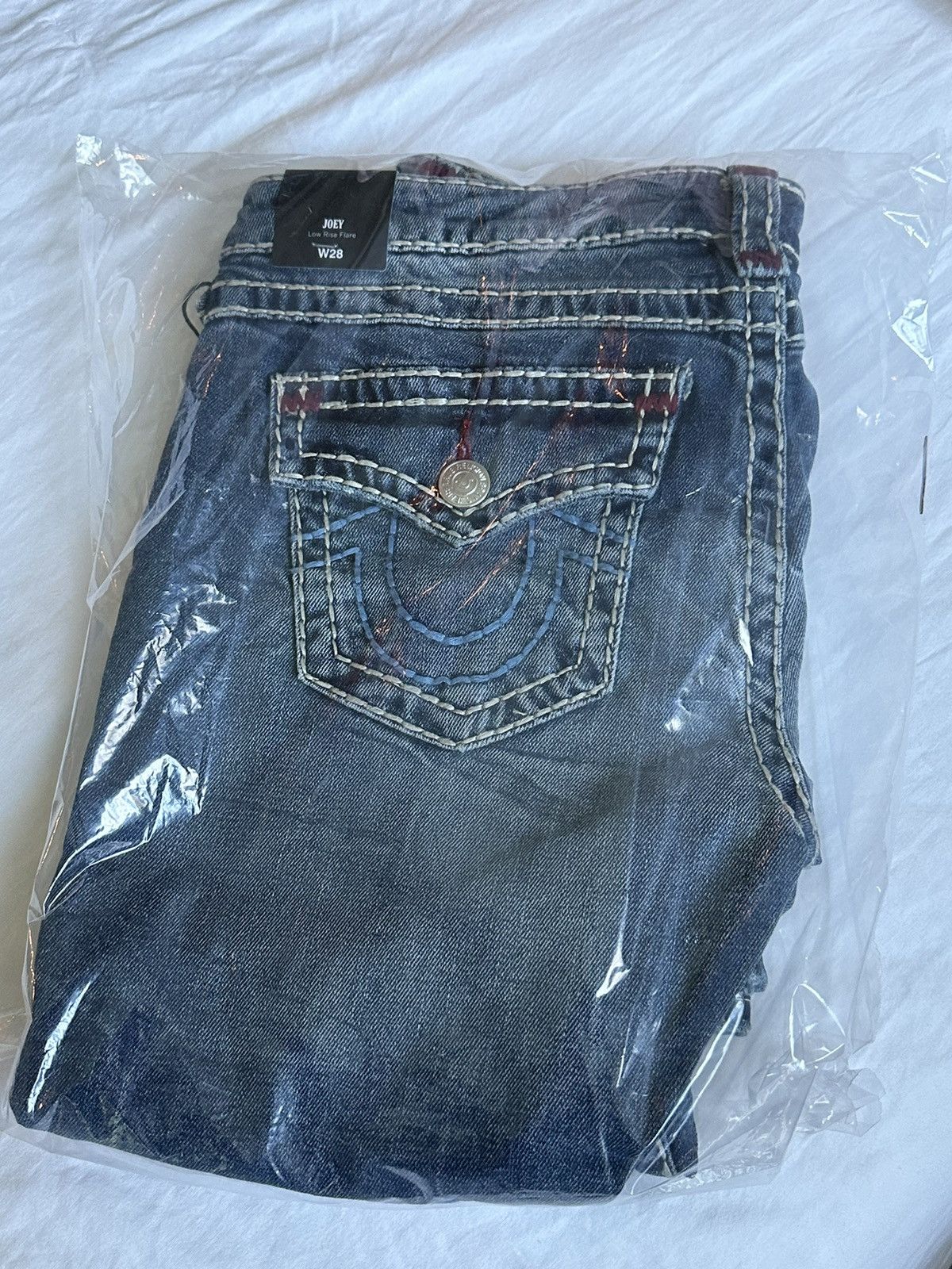 True Religion JOEY SUPER T LOW RISE FLARE JEAN | Grailed