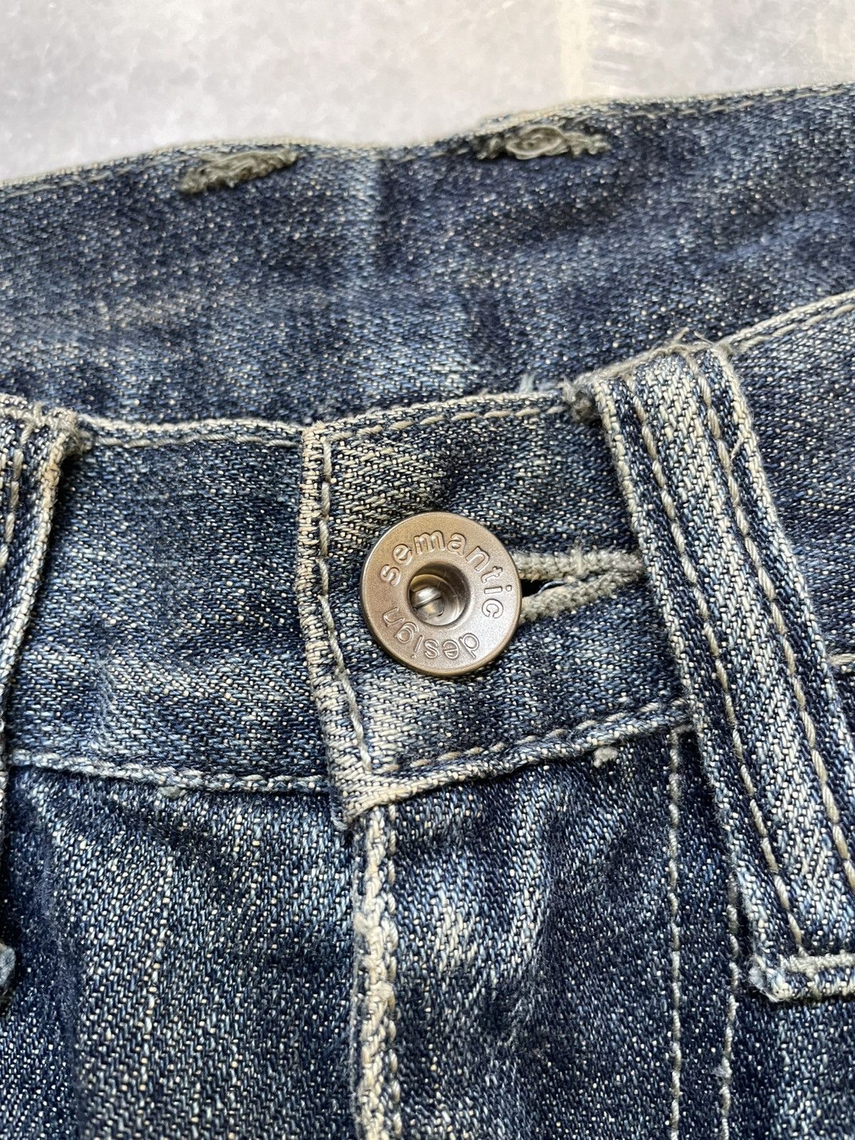 Le Grande Bleu (L.G.B.) Semantic Design LGB Style Flare Denim Pants Size US 31 - 5 Thumbnail