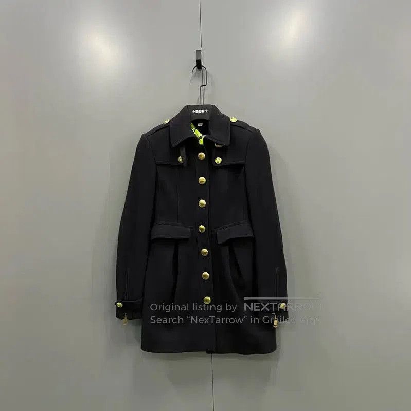 Burberry Burberry Women's Dark Blue Cotton Trench Coat. Size XXS / US 00 / IT 34 - 1 Thumbnail