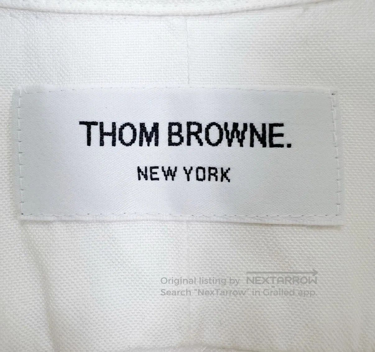 Thom Browne White Long Sleeve Button-Up Shirt. Size US L / EU 52-54 / 3 - 6 Thumbnail