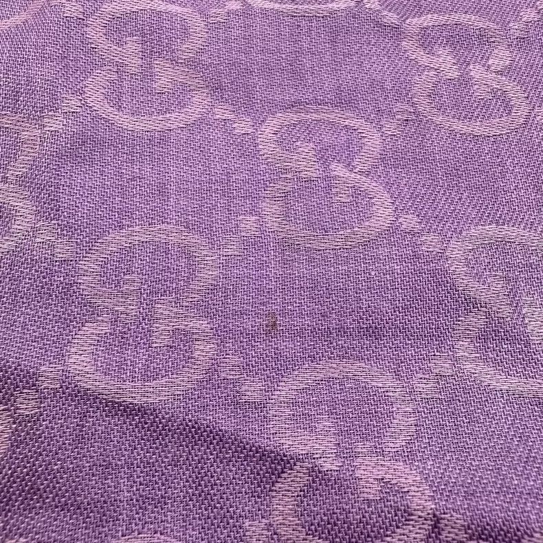 Gucci gucci purple wool double face scarf-2508 Size ONE SIZE - 7 Thumbnail