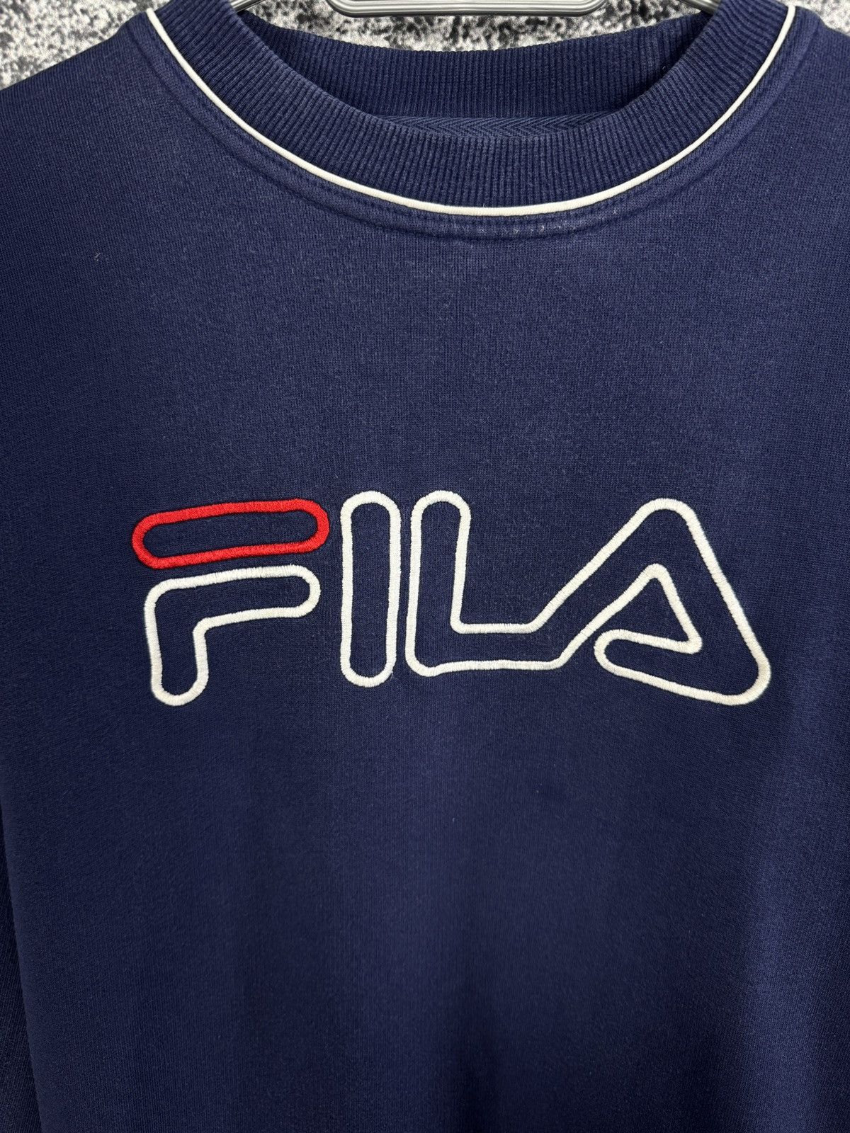 Fila FILA Vintage Crewneck Sweatshirt Big Logo Streetwear Size S Size US S / EU 44-46 / 1 - 6 Thumbnail