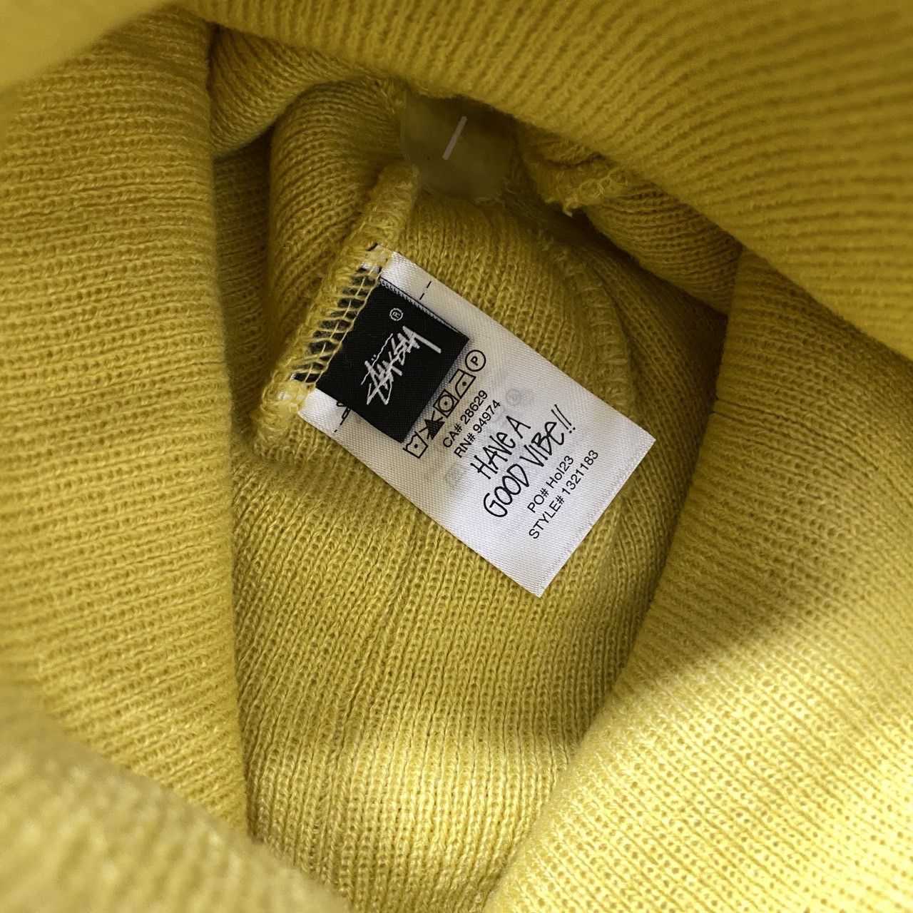 Stussy STUSSY WORKGEAR SKULLCAP BEANIE HAT • MUSTARD Size ONE SIZE - 5 Thumbnail