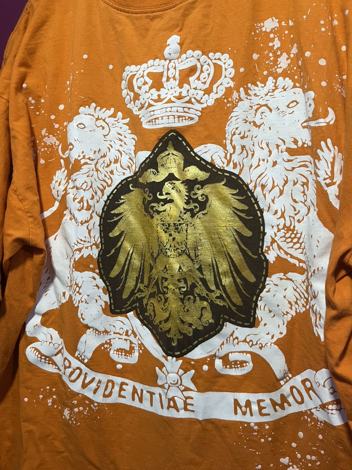 Vintage Orange phat dog tee Size US XXL / EU 58 / 5 - 2 Thumbnail