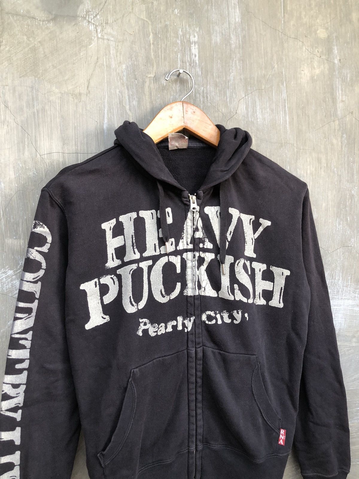 If Six Was Nine AVANTGARDE💥 Japanese RNA Faded Zipper Jacket Size US M / EU 48-50 / 2 - 2 Thumbnail
