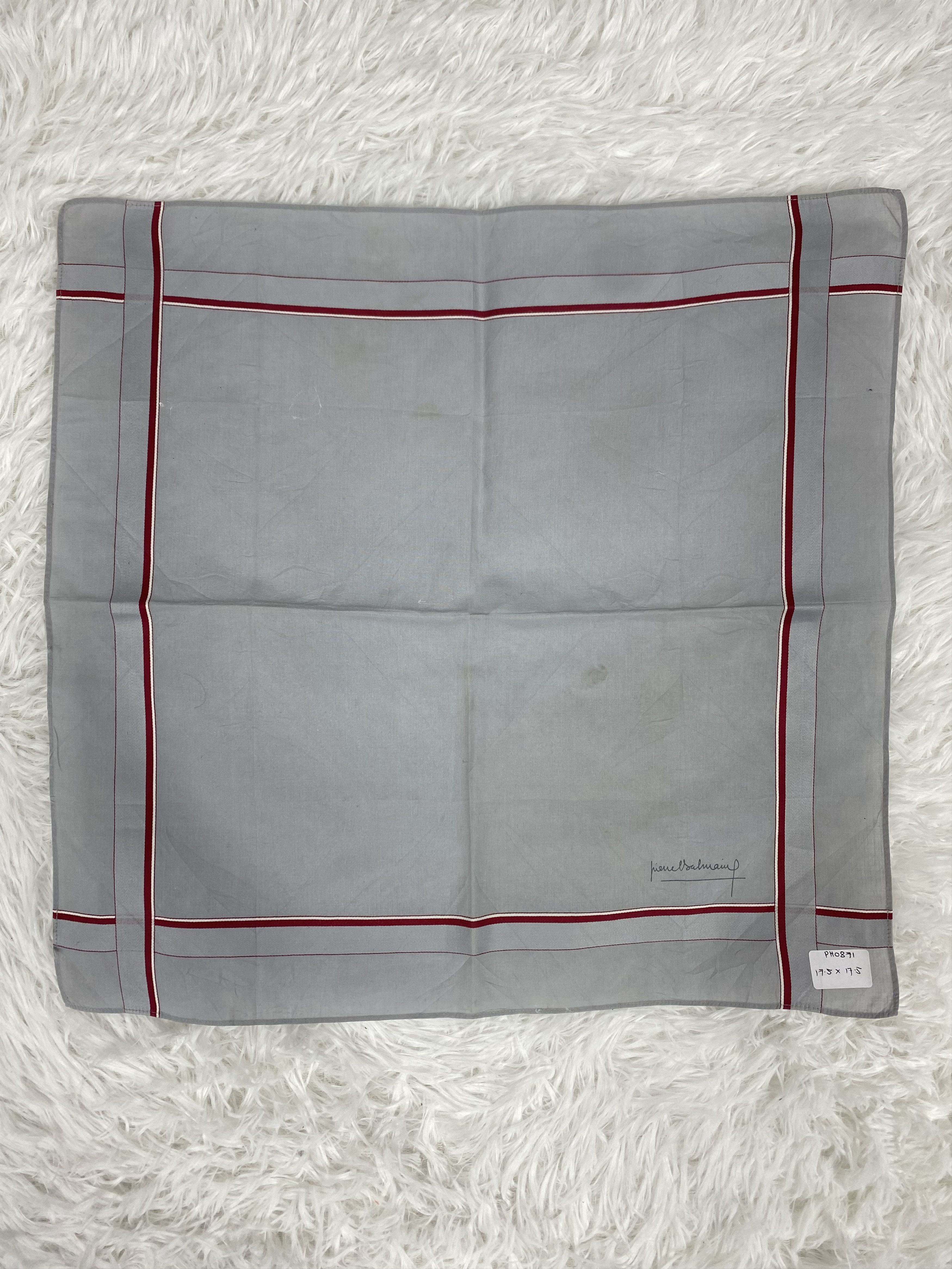 Pierre Balmain × Vintage Vintage Pierre Balmain Handkerchief Neckerchief PH0871 Size ONE SIZE - 3 Thumbnail