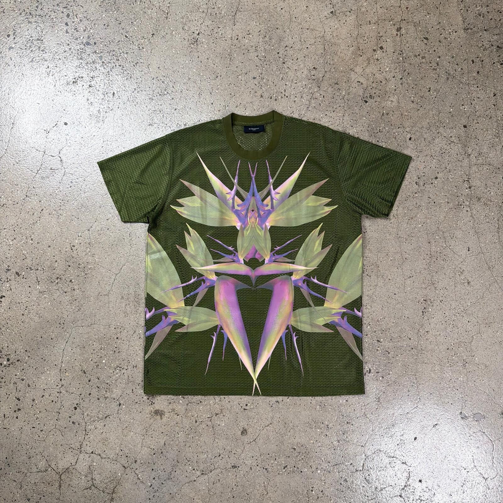 Givenchy Givenchy SS12 Look 17 Birds of Paradise Jersey Tee Size US M / EU 48-50 / 2 - 1 Thumbnail