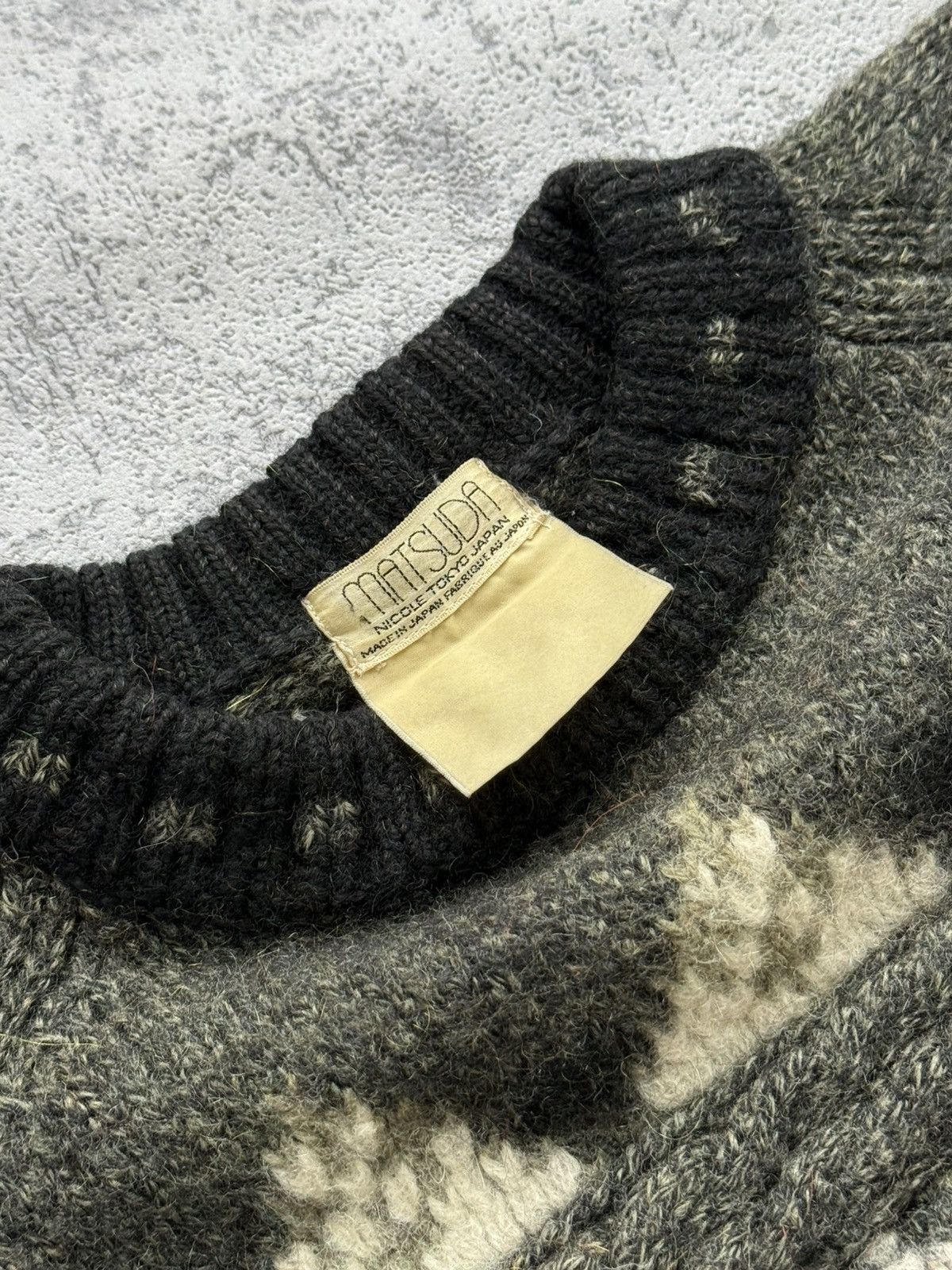 Japanese Brand × Matsuda Vintage MATSUDA Vintage Wool Japanese Sweater Size US S / EU 44-46 / 1 - 3 Thumbnail