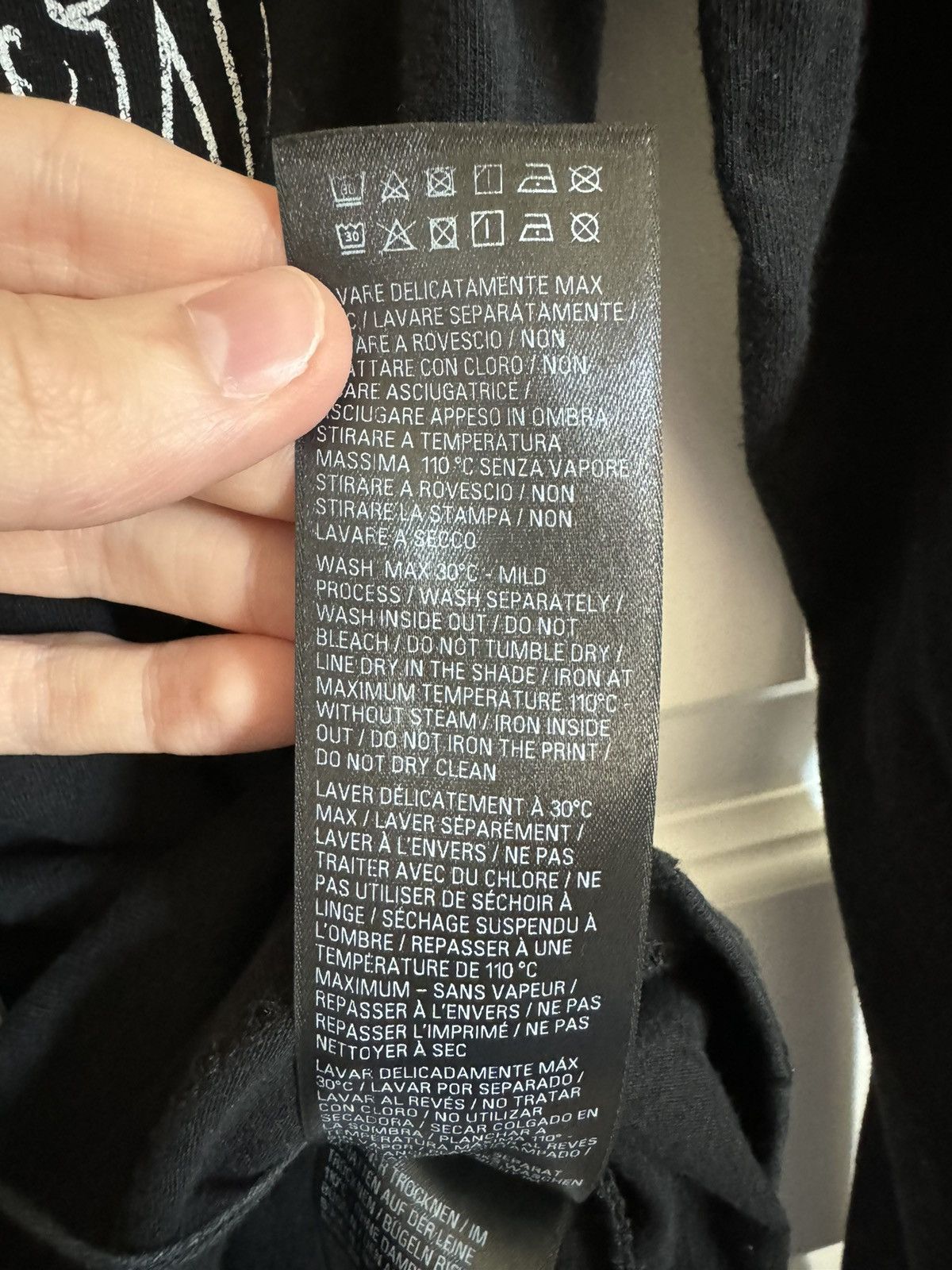 Balenciaga Balenciaga Spring 24 Darkwave Heavy Metal Fitted Longsleeve Size US L / EU 52-54 / 3 - 18 Thumbnail