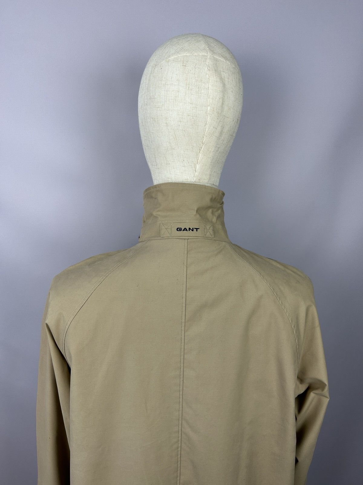Gant GANT New Haven Nylon Cotton Beige Waterproof Rain Coat Mac Size US M / EU 48-50 / 2 - 9 Thumbnail