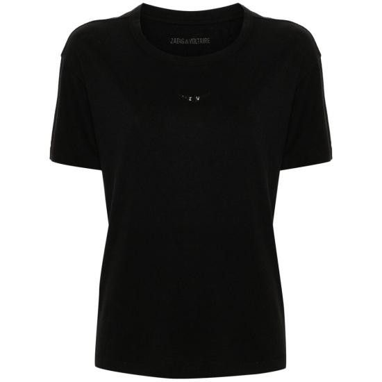 Zadig & Voltaire ZADIG & VOLTAIRE Women Tops JWTS01669 NOIR BLACK Size S / US 4 / IT 40 - 1 Thumbnail