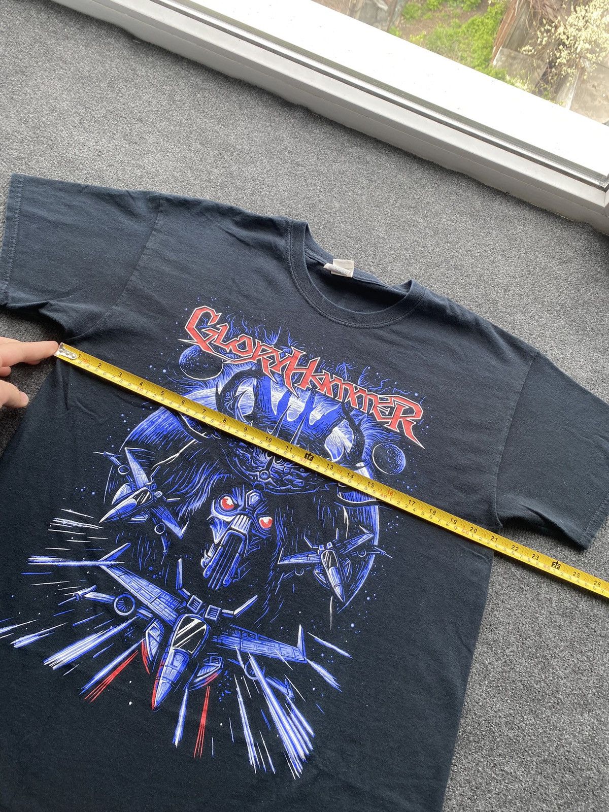 Band Tees 🔥Glory Hammer Band Tour punk rock tee L gildan Size US L / EU 52-54 / 3 - 4 Thumbnail