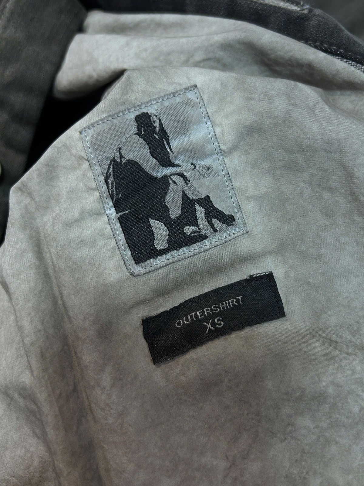 Rick Owens Drkshdw Rick Owens Drkshdw Outer Shirt Dark Brown Size US XS / EU 42 / 0 - 4 Thumbnail