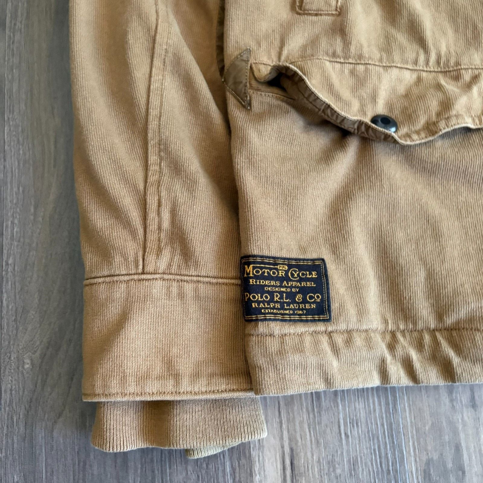 Polo Ralph Lauren × Vintage Vintage Polo Ralph Lauren Military Bomber Hoodie Jacket L Size US L / EU 52-54 / 3 - 3 Thumbnail