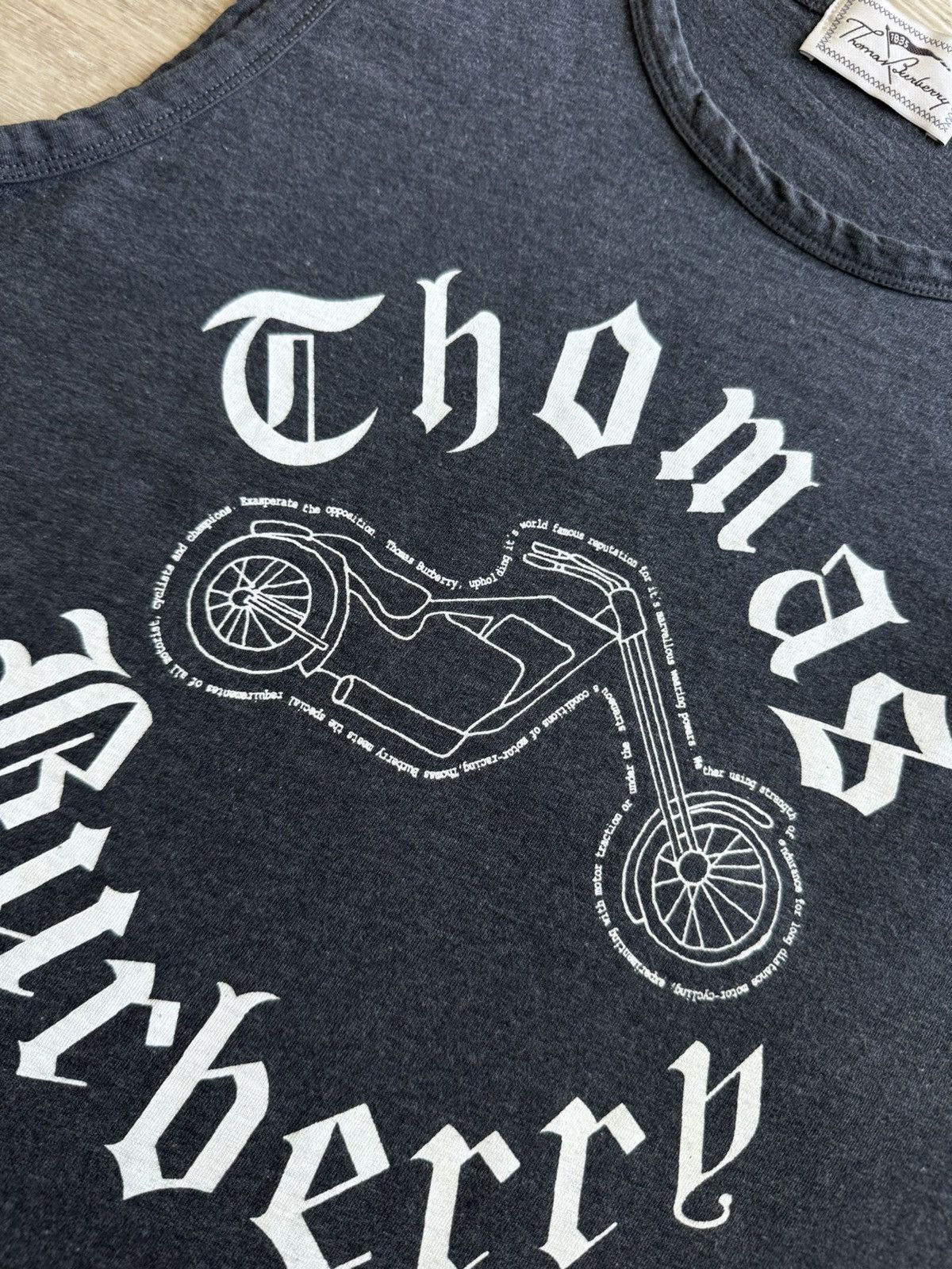 Burberry Thomas Burberry Motorbike Logo Sleeveless Shirt Size M / US 6-8 / IT 42-44 - 7 Thumbnail