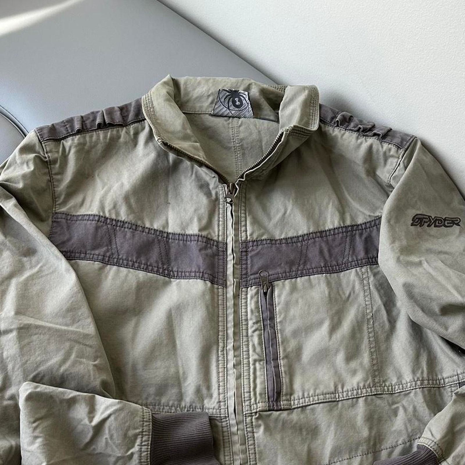 Spyder Vintage 00s Spyder Tactical Canvas Lightweight Jacket Coat Size US L / EU 52-54 / 3 - 8 Thumbnail