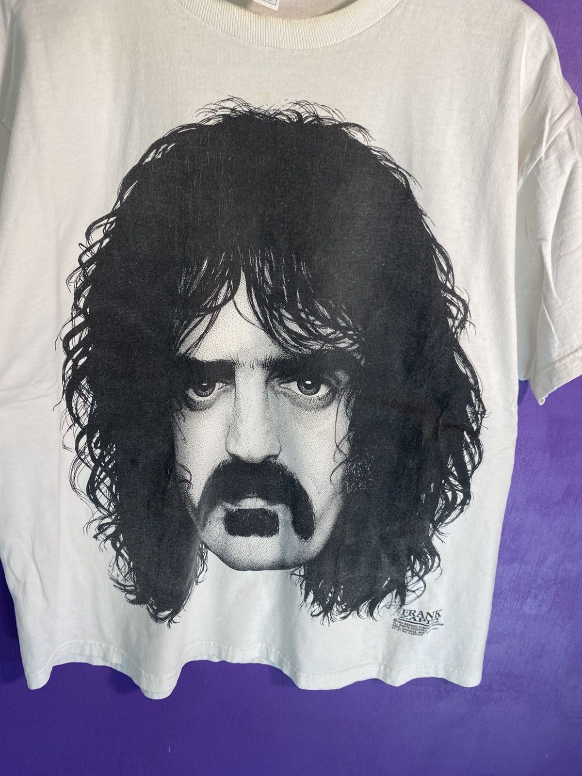 Band Tees Vintage 1994 Frank Zappa big face t-shirt Size US XL / EU 56 / 4 - 3 Thumbnail