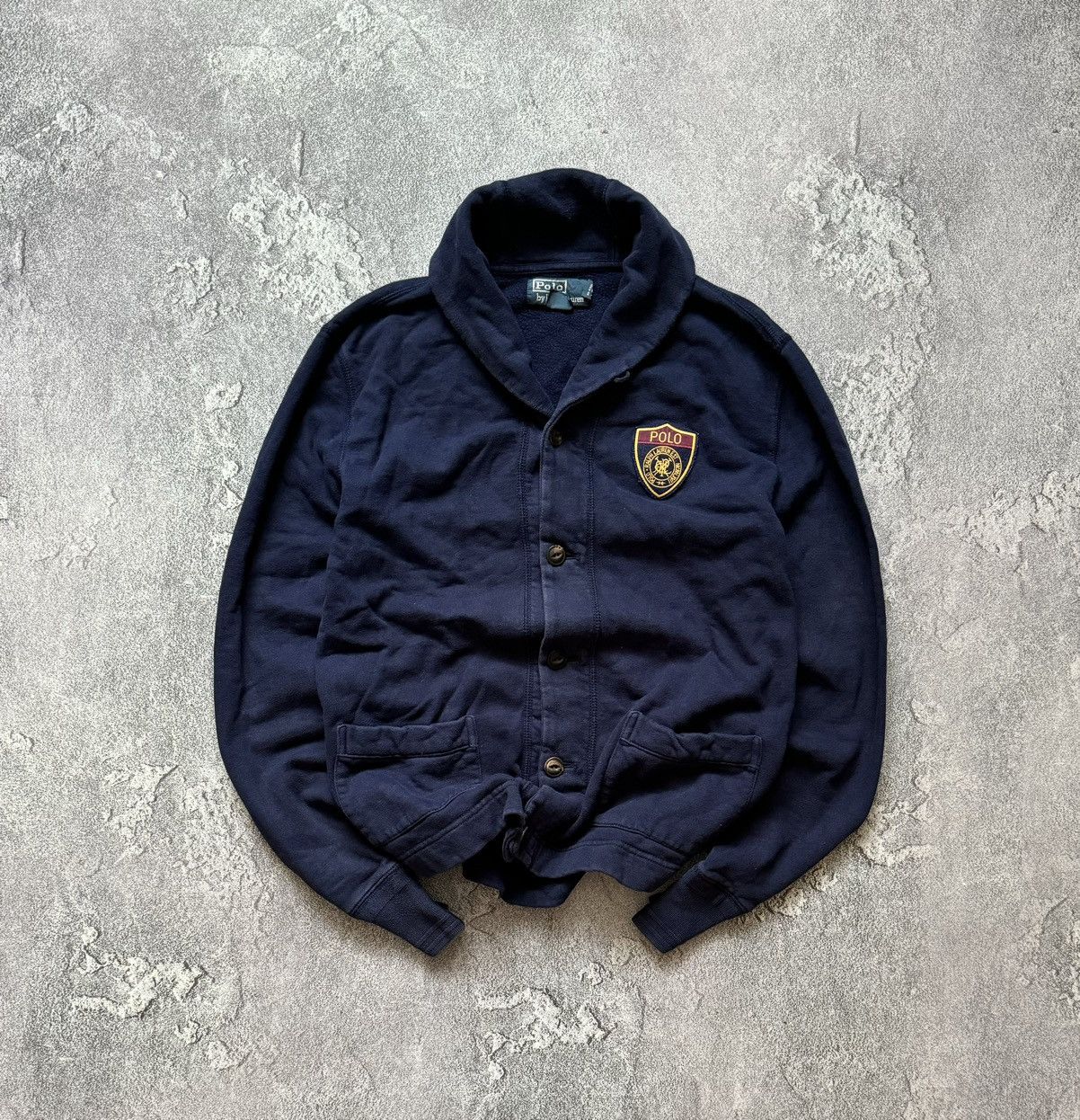 Polo Ralph Lauren × Vintage Polo Ralph Lauren S button up cardigan sweatshirt knitwear Size US S / EU 44-46 / 1 - 1 Thumbnail