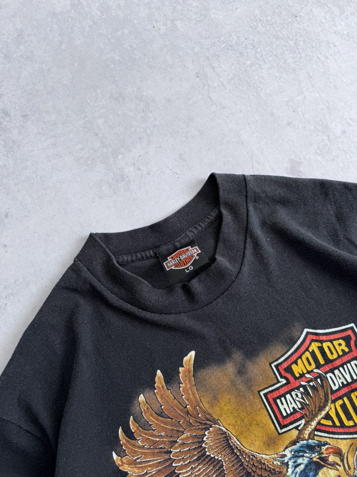 Harley Davidson Vintage 1988 Harley-Davidson Honolulu Hawaii Rare Unisex Tee Size US L / EU 52-54 / 3 - 6 Thumbnail
