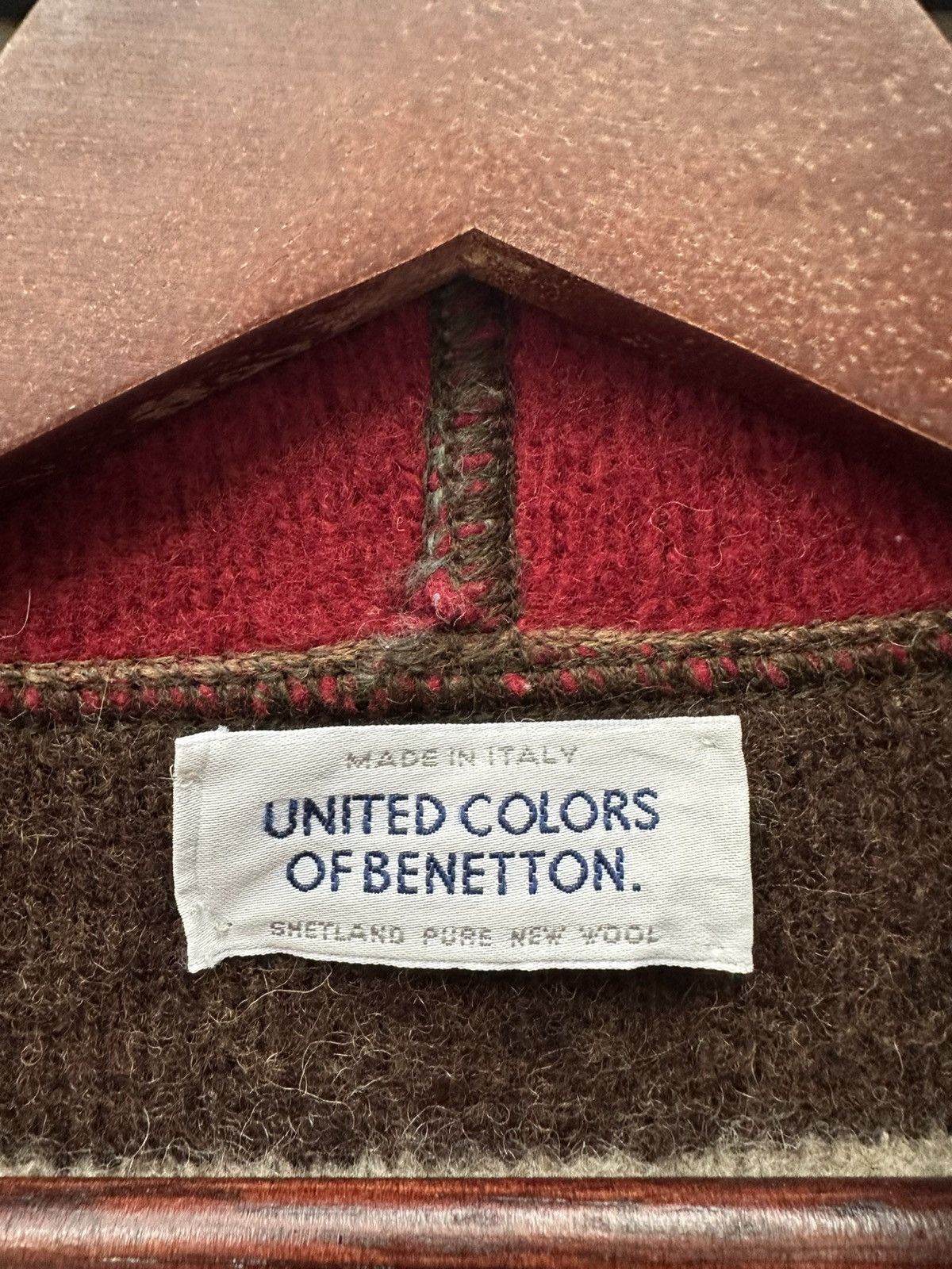 United Colors Of Benetton United Colors Of Benetton 100% Pure Wool Cloak Made In Italy Size US XL / EU 56 / 4 - 11 Thumbnail