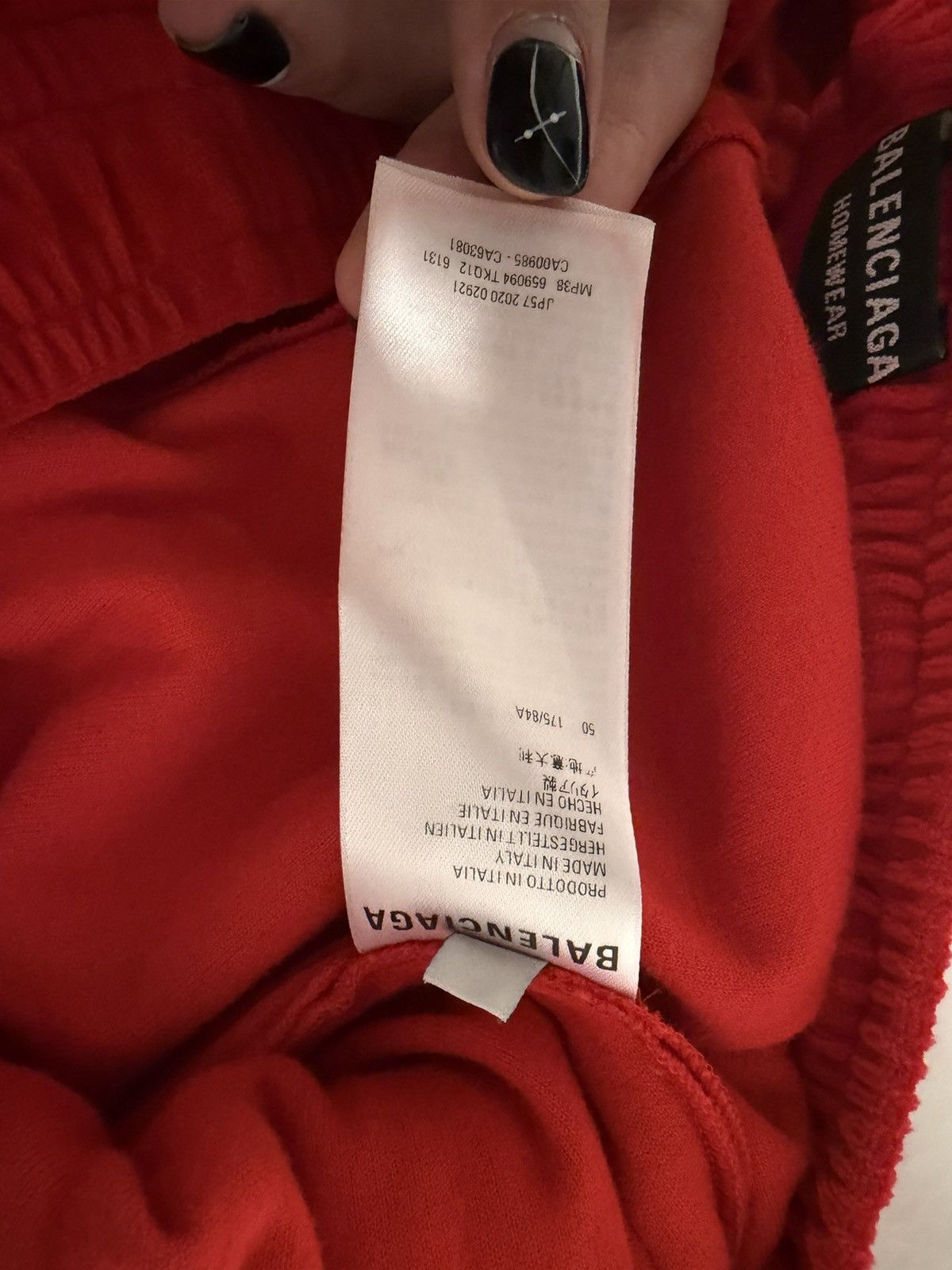 Balenciaga BALENCIAGA HOMEWEAR RED SWEATS Size US 34 / EU 50 - 8 Thumbnail
