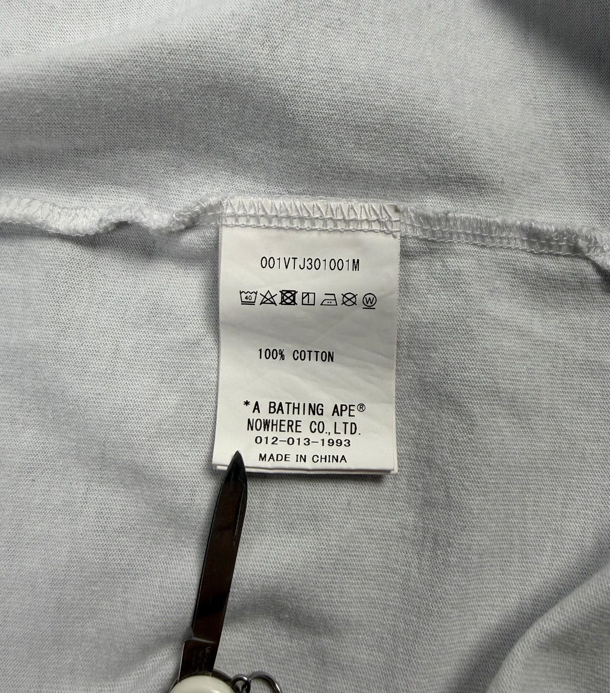 Bape BAPE White Reflective Graphic Tank Top Streetwear Japan Y2K Size US S / EU 44-46 / 1 - 12 Thumbnail