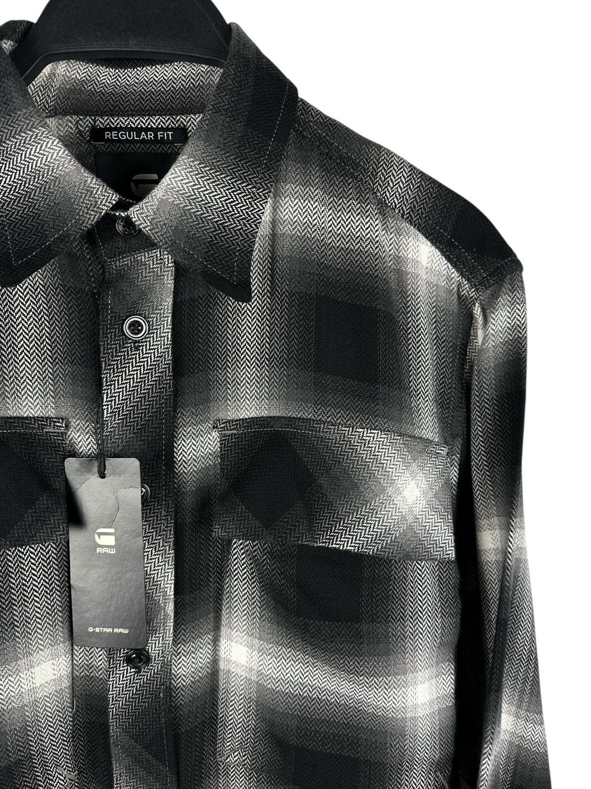 G-Star NWT🏷️ G-Star Navy Seal Flannel Shirt Long Sleeve Regular Fit Size US S / EU 44-46 / 1 - 3 Thumbnail